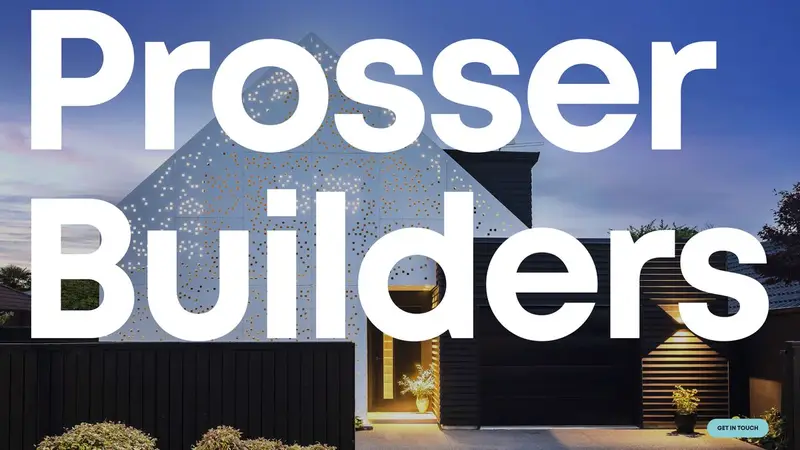 Homepage of prosserbuilders.co.nz