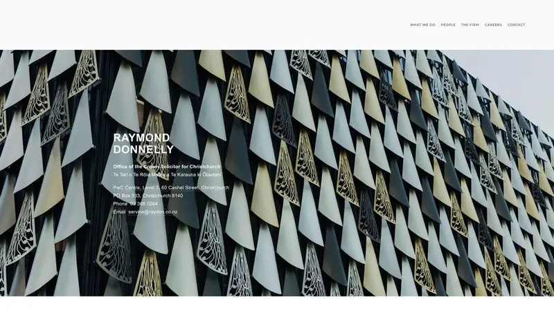 Homepage of raydon.co.nz