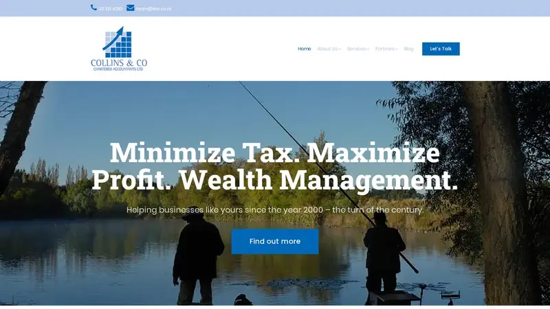 Homepage of rbc.co.nz