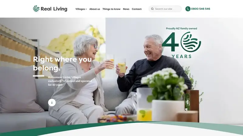Homepage of realliving.co.nz