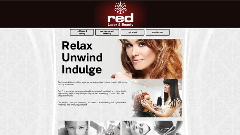 Homepage of redbeauty.co.nz