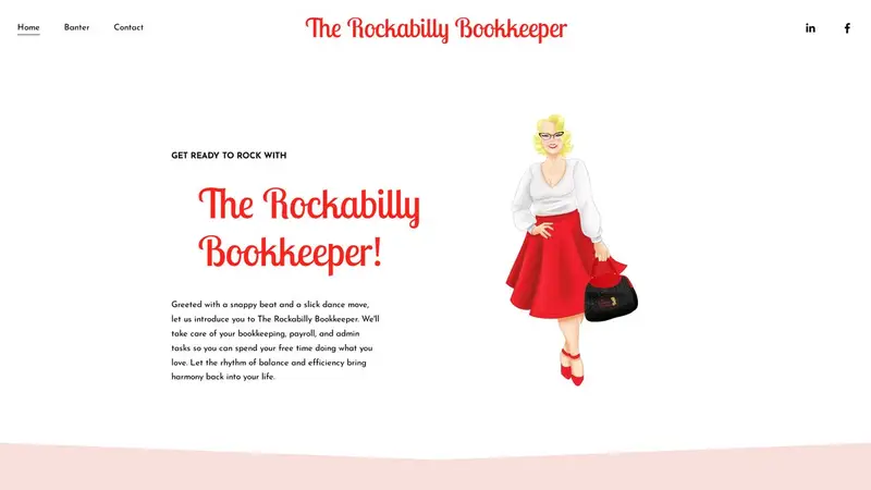 Homepage of rockabillybooks.co.nz