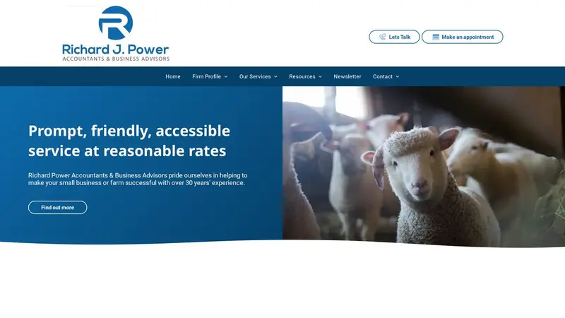Homepage of rpower.co.nz
