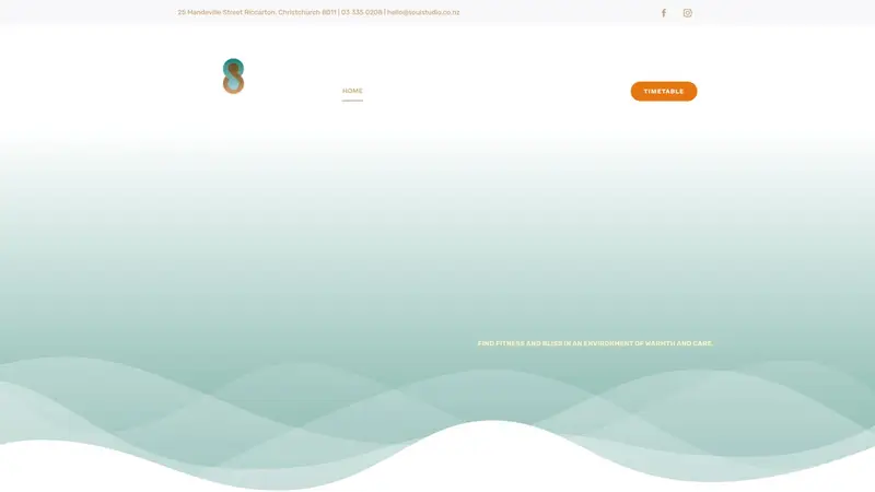 Homepage of soulstudio.co.nz