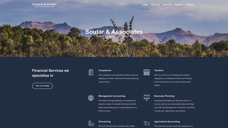 Homepage of soutar.co.nz