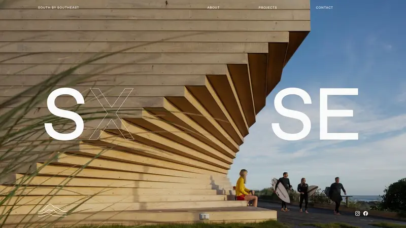 Homepage of southbysoutheast.co.nz