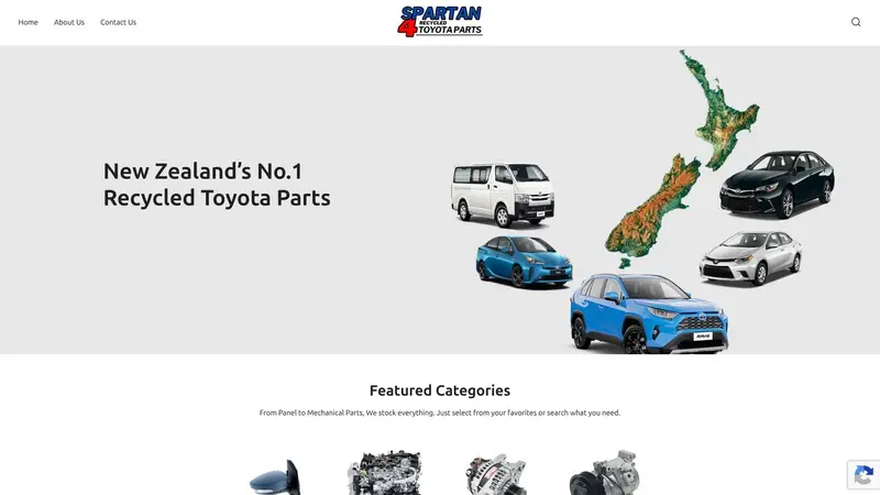 Homepage of spartan4toyota.co.nz