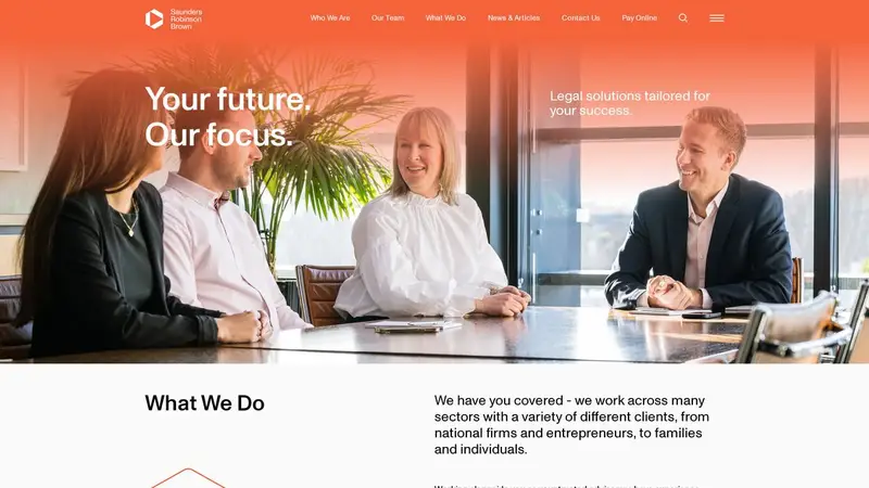 Homepage of srblaw.co.nz