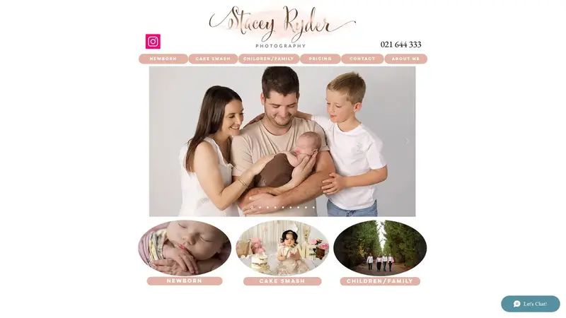 Homepage of srphotography.kiwi.nz