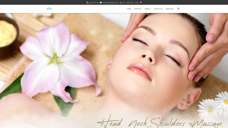 Homepage of thaideemassage.co.nz