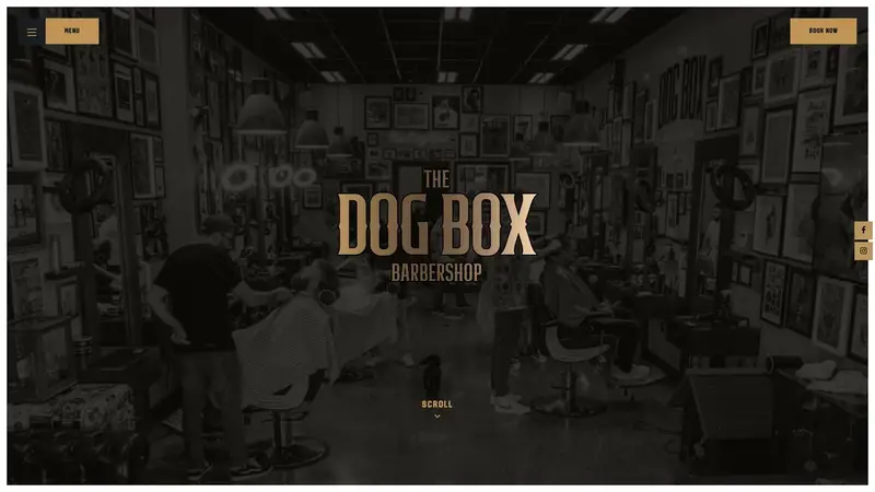 Homepage of thedogboxbarbershop.co.nz