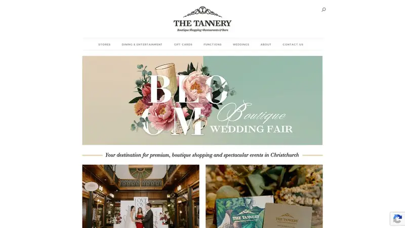 Homepage of thetannery.co.nz