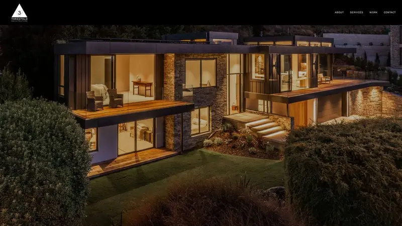 Homepage of threefoldarchitecture.co.nz