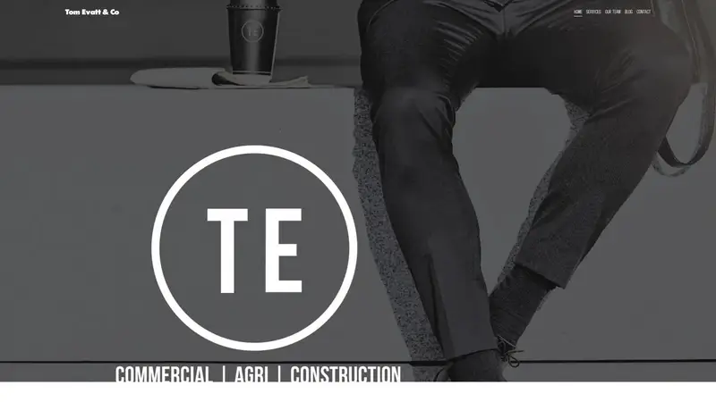 Homepage of tomevatt.co.nz