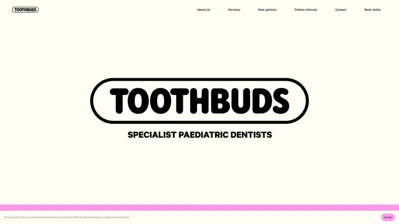 Homepage of toothbuds.co.nz