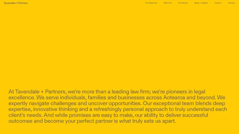 Homepage of tp.co.nz