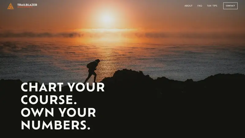 Homepage of trailblazeraccountants.co.nz