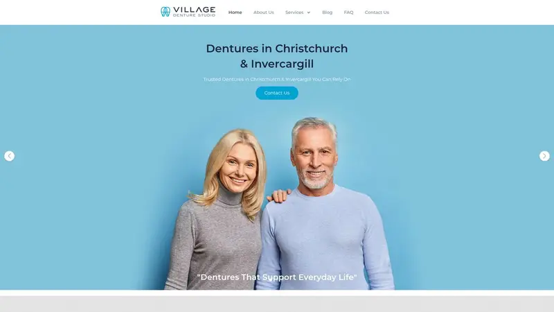 Homepage of vdstudio.co.nz