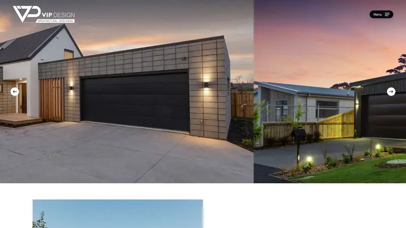 Homepage of vipdesign.co.nz
