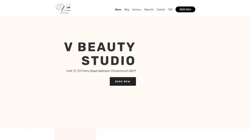 Homepage of vstudiocc.co.nz