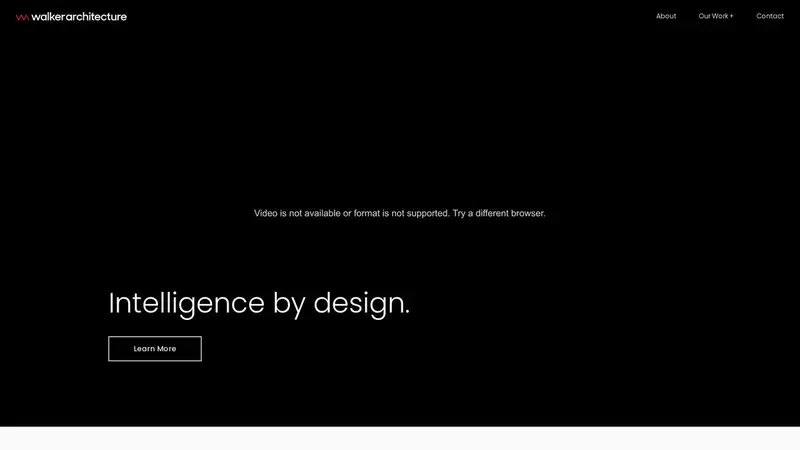 Homepage of walkerarchitecture.co.nz