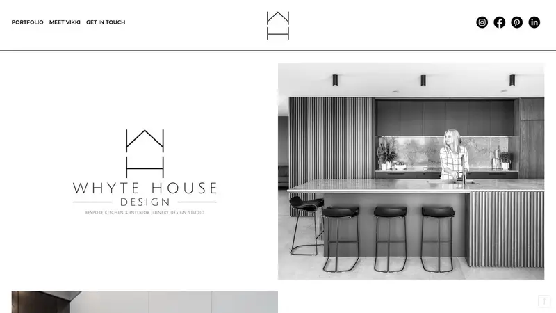 Homepage of whytehousedesign.co.nz