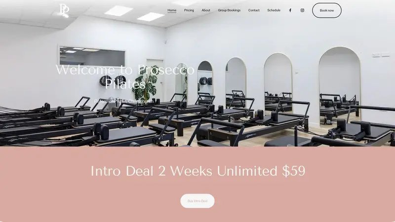 Homepage of ppilatesnz.com