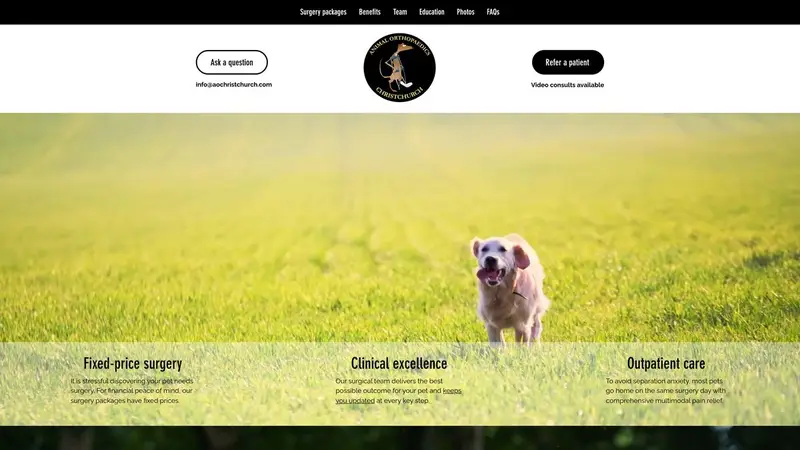 Homepage of aochristchurch.com