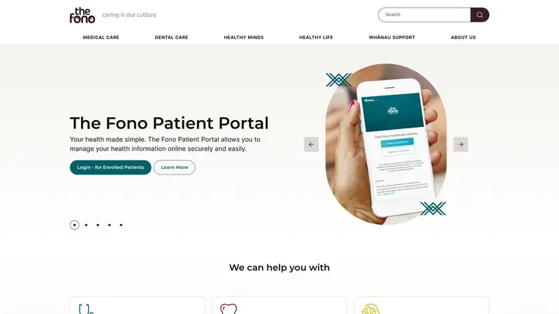 Homepage of thefono.org