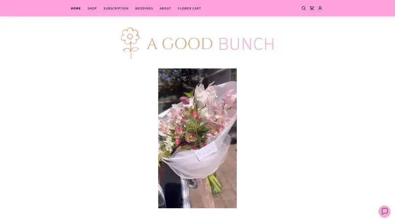 Homepage of agoodbunch.co.nz