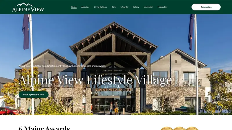 Homepage of alpineview.co.nz