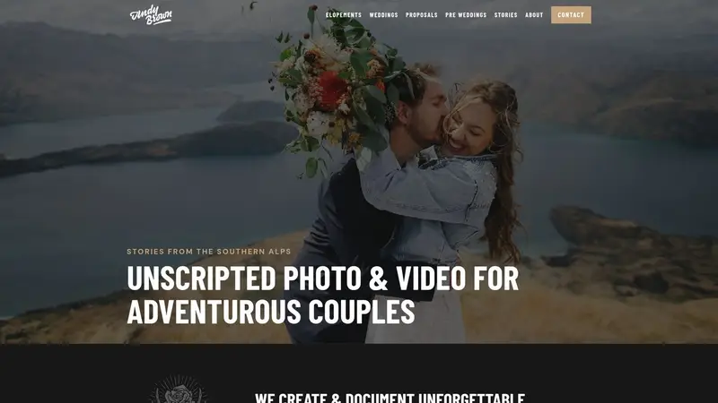 Homepage of andybrown.co.nz