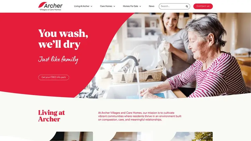 Homepage of archer.org.nz