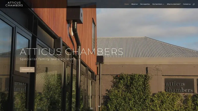 Homepage of atticuschambers.co.nz