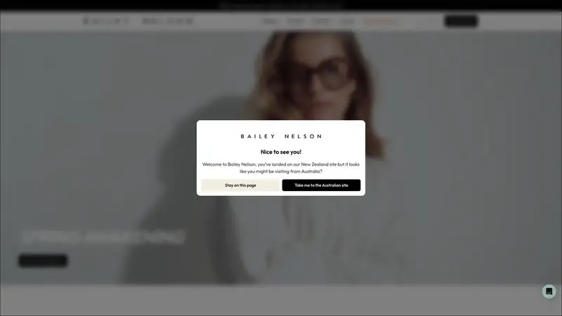 Homepage of baileynelson.co.nz