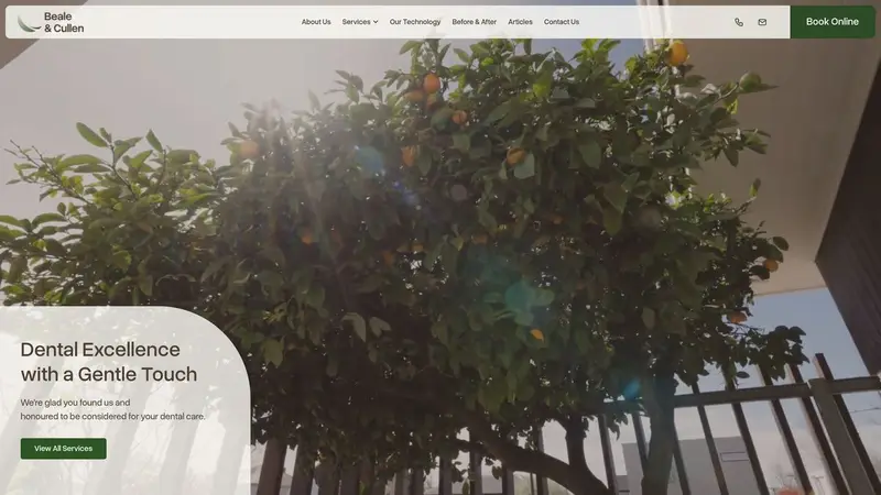 Homepage of bealeandcullen.co.nz