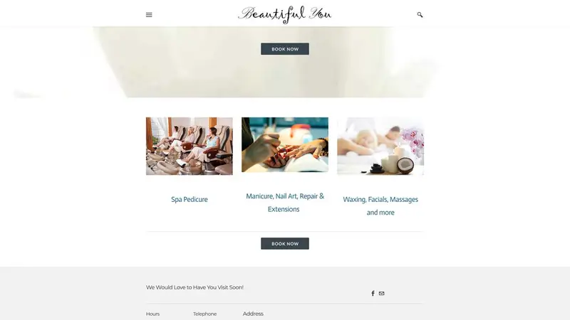 Homepage of beautiful-you.co.nz