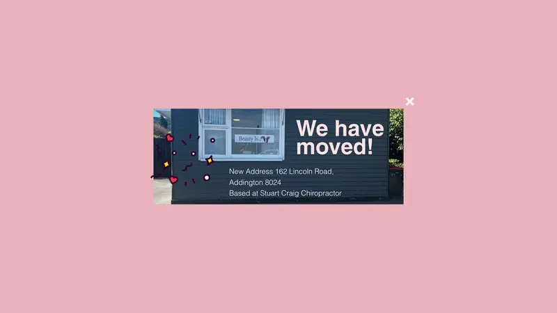 Homepage of beautyis.co.nz
