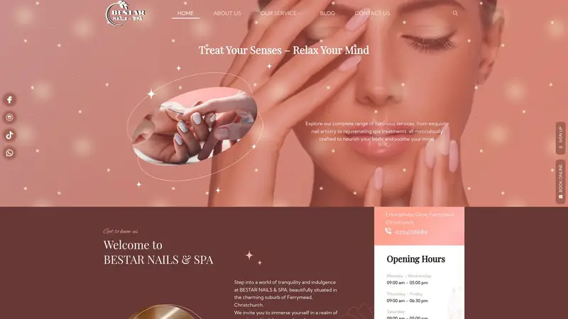 Homepage of bestar.co.nz