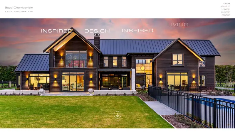 Homepage of boydchamberlain.co.nz
