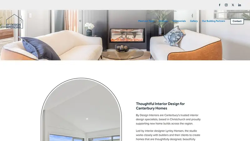 Homepage of bydesigninteriors.co.nz