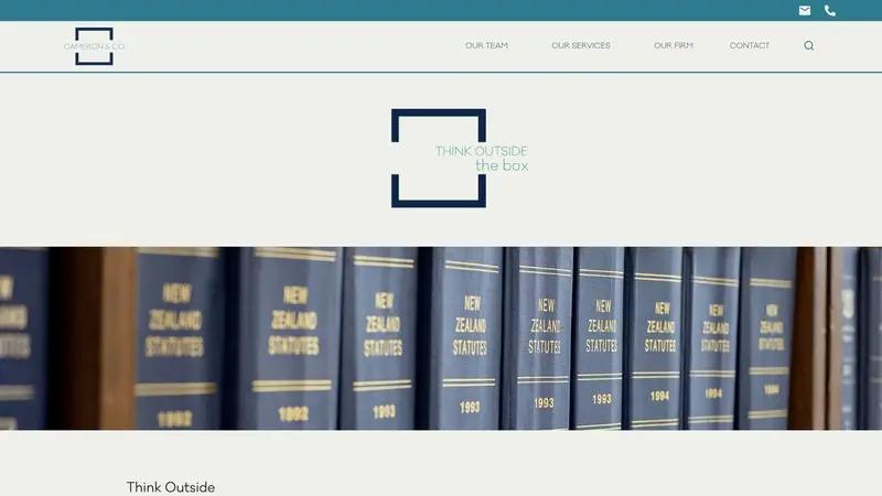 Homepage of cameronco.co.nz