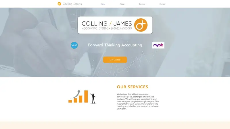Homepage of collinsjames.co.nz