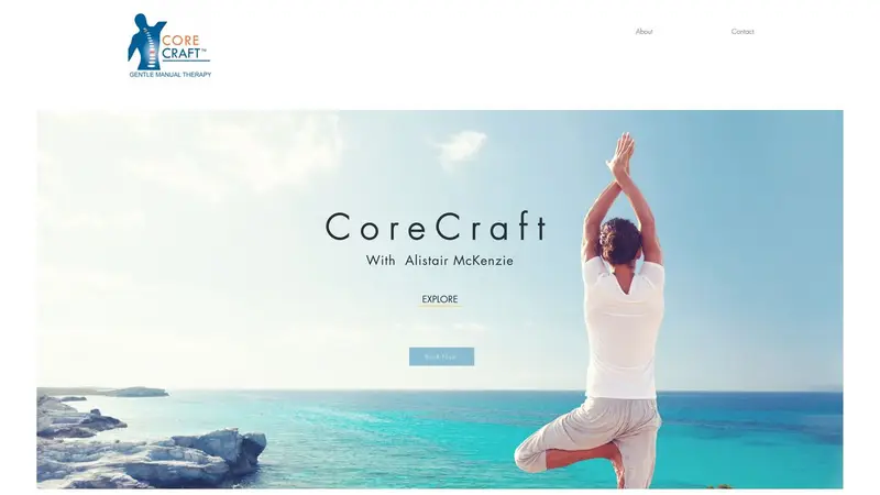 Homepage of corecraft.co.nz