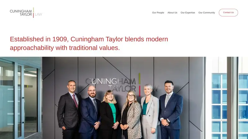 Homepage of ctlaw.co.nz
