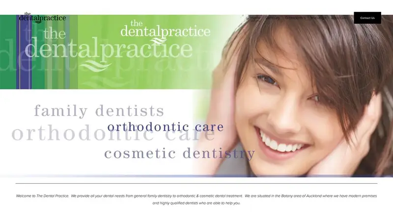Homepage of dentalpractice.co.nz